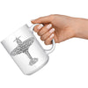 15oz White Mug - Flying Pilot Word Cloud