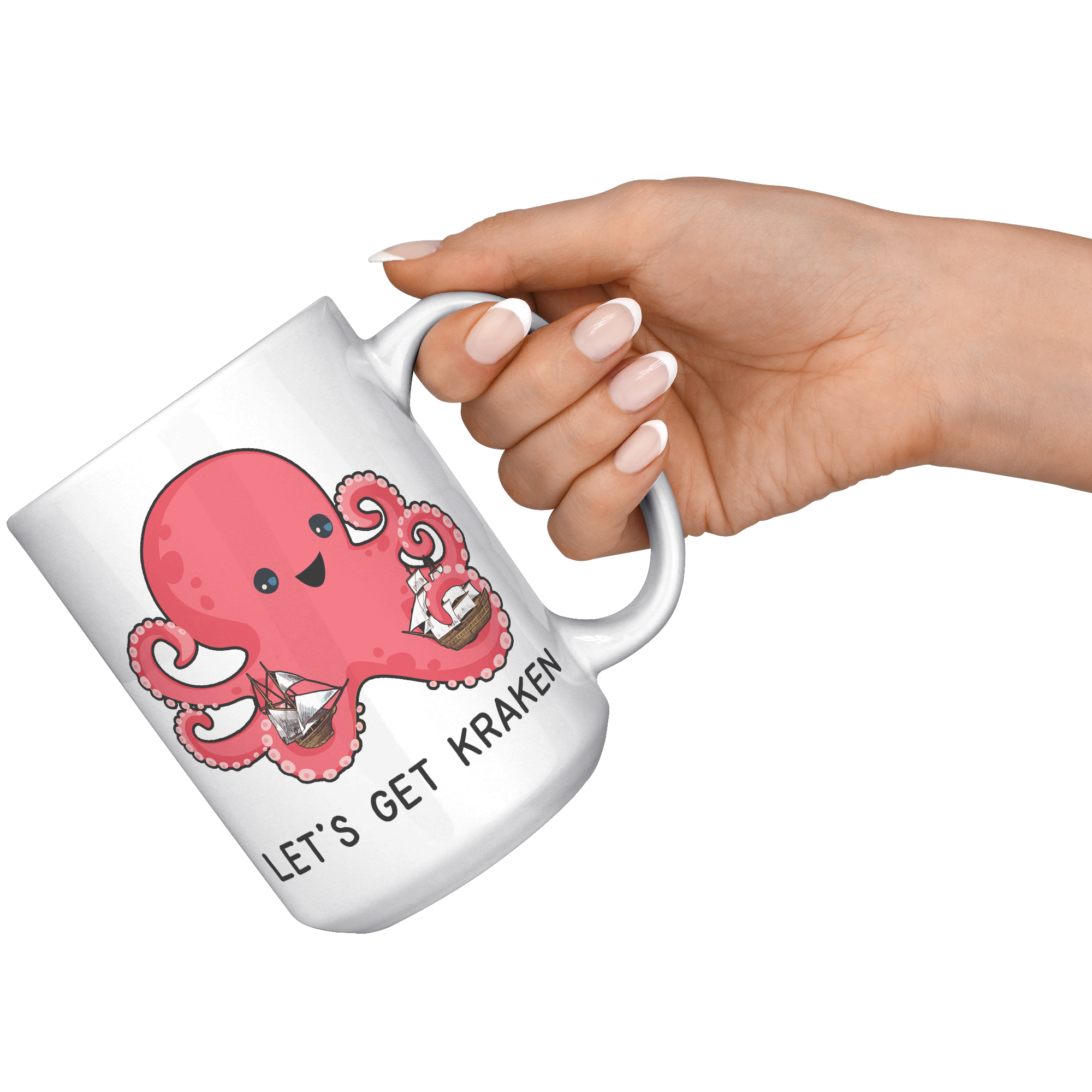 15oz_White_Mug_-_Lets_Get_Kraken_Old_Sh_15oz_White_RH_Model_Mockup.png