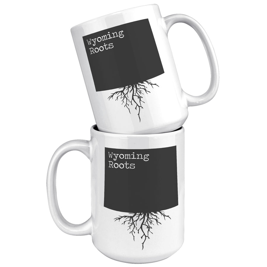 15oz White Mug - Wyoming Roots