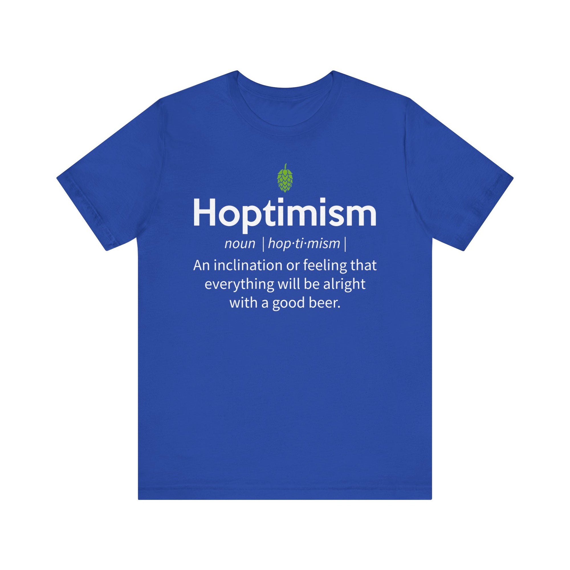 Hoptimism Beer TShirtSon UK