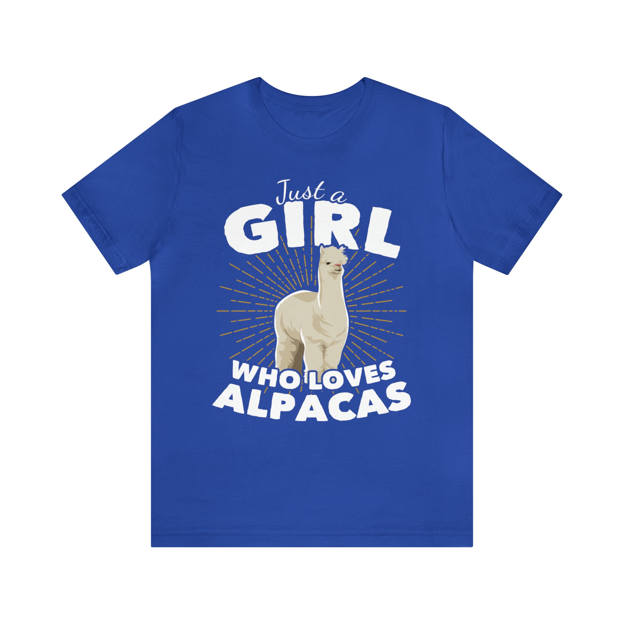 Just a Girl Who Loves Alpacas TShirtSon UK