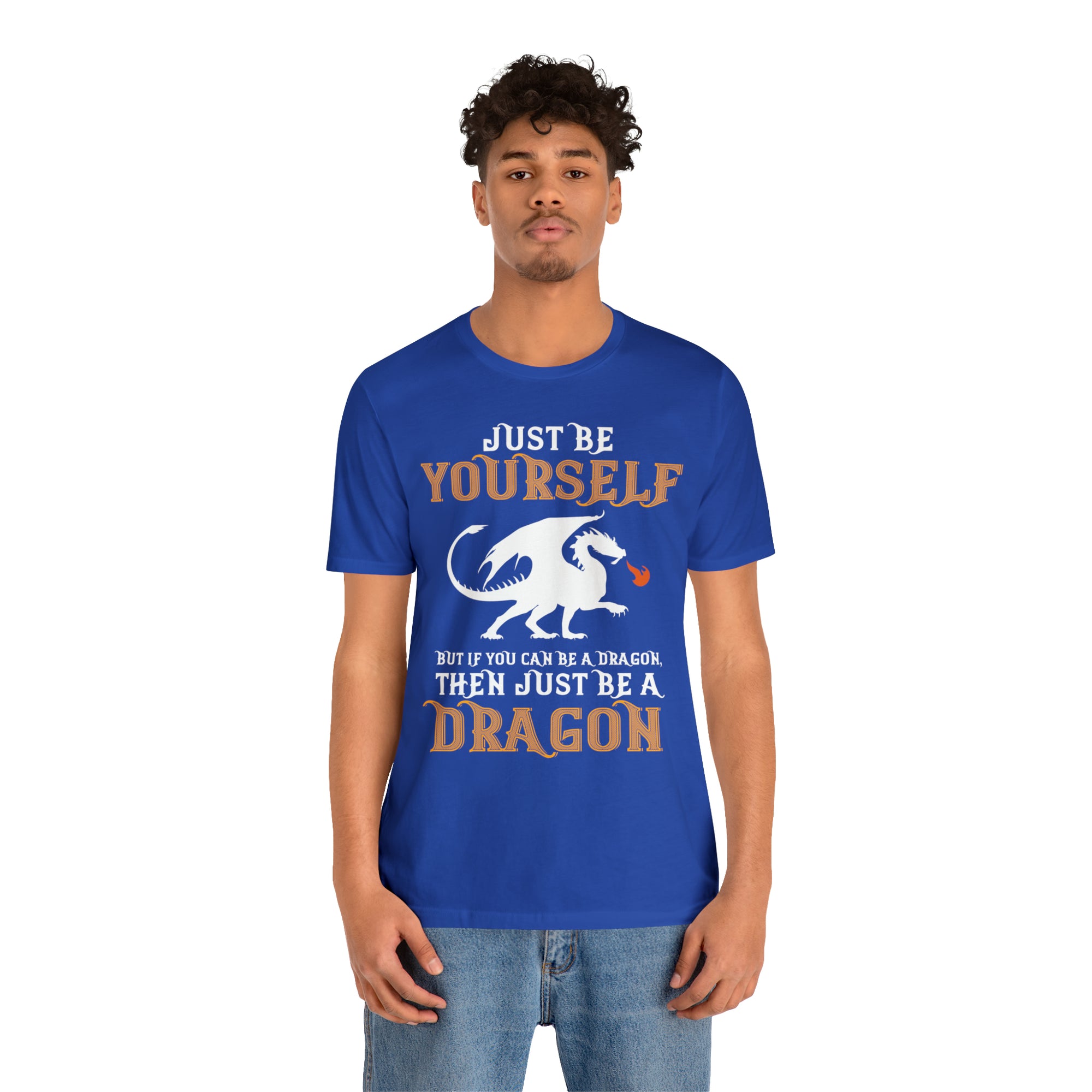 Just Be Yourself Be A Dragon TShirtSon UK
