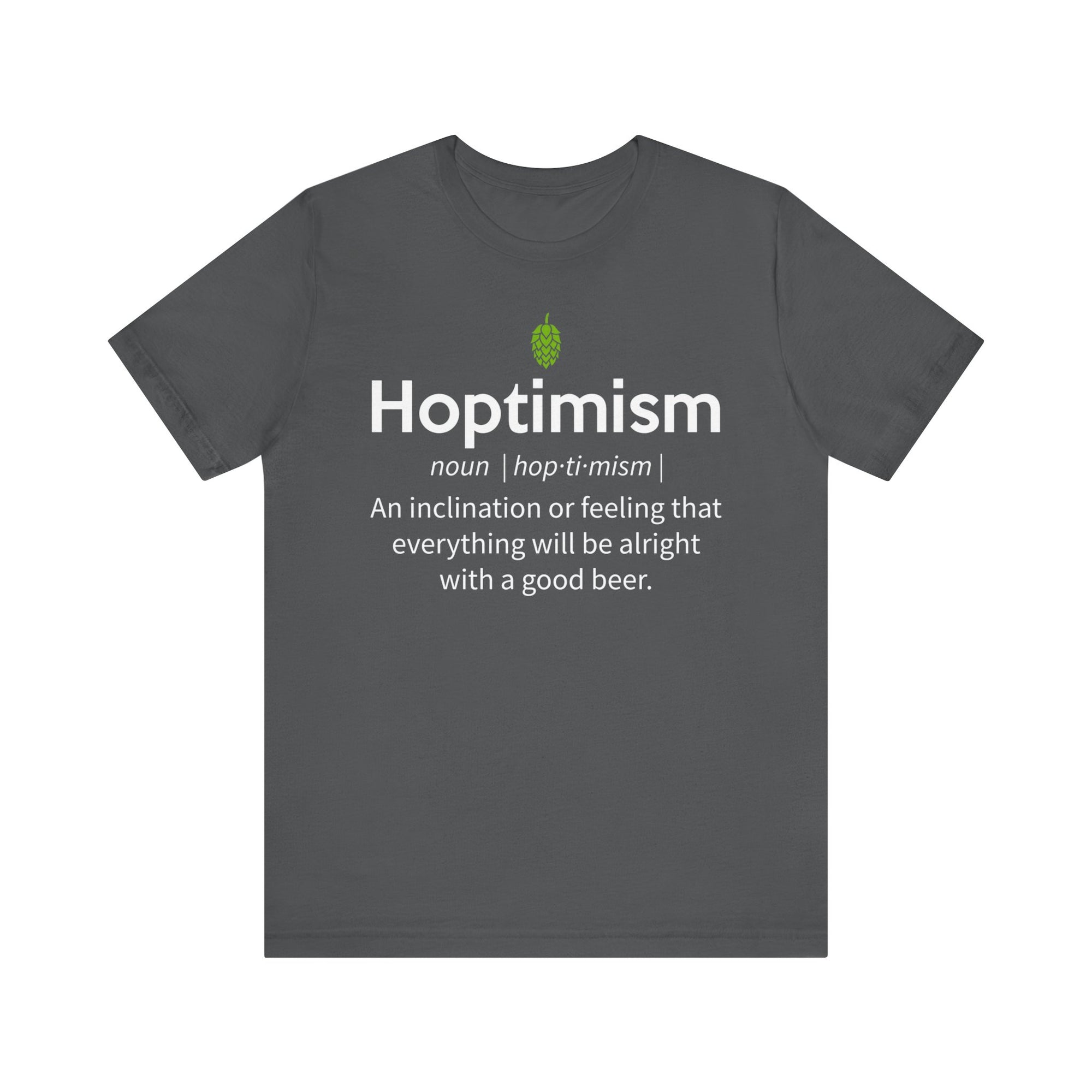 Hoptimism Beer TShirtSon UK