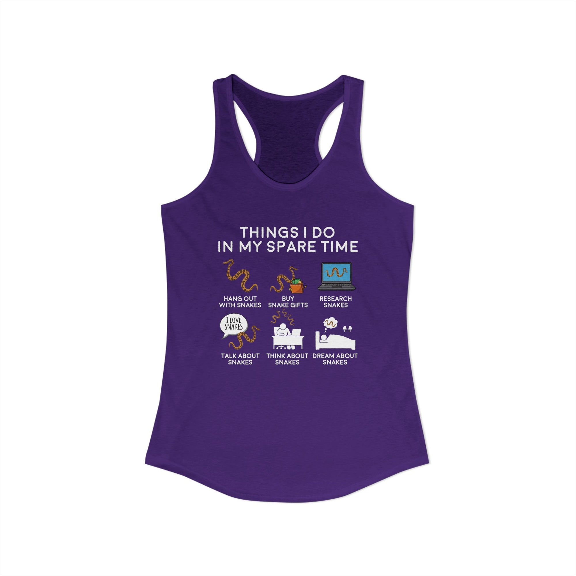 Snake Spare Time Women's Ideal Racerback Tank