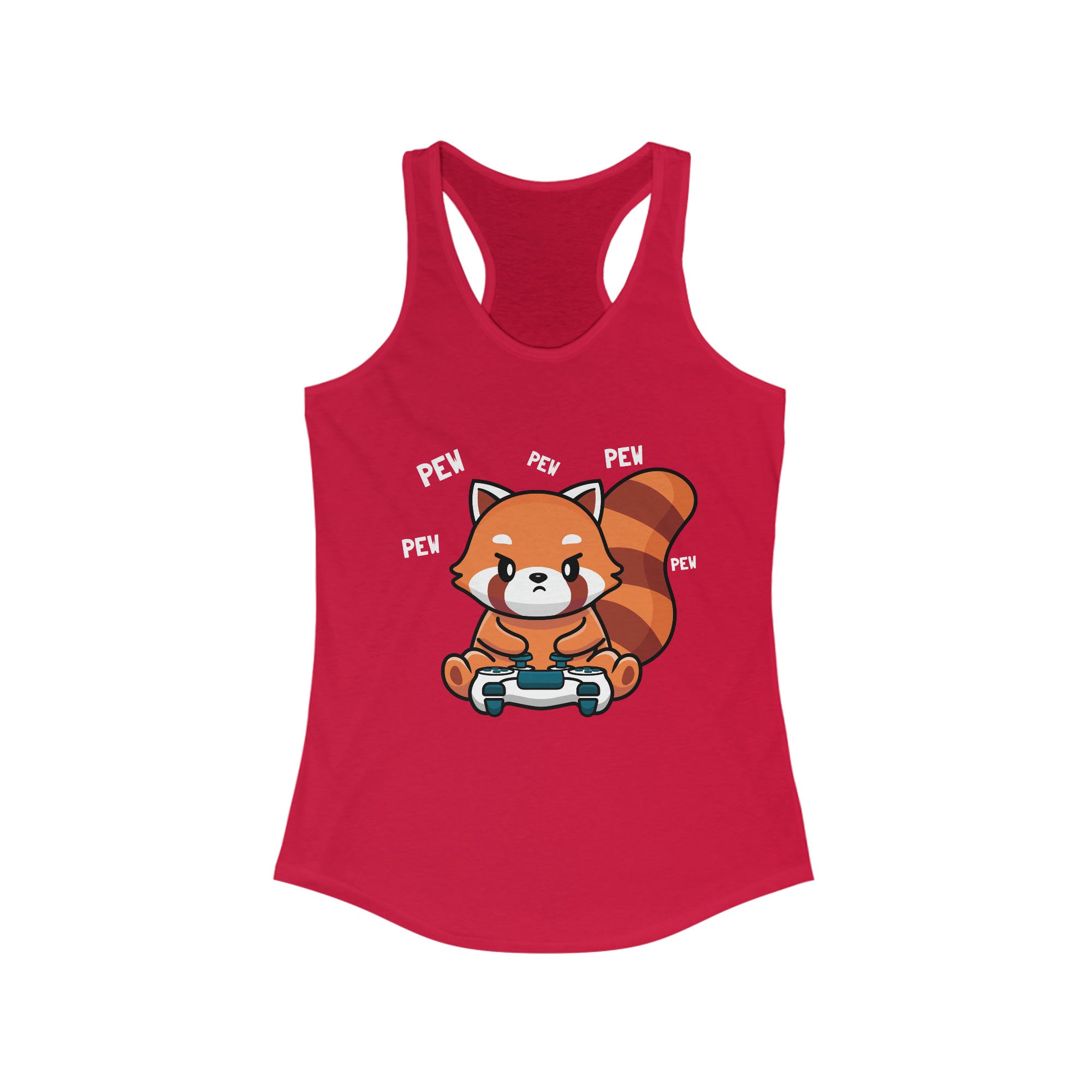 Red Panda Gaming Tank Top SwiftPOD