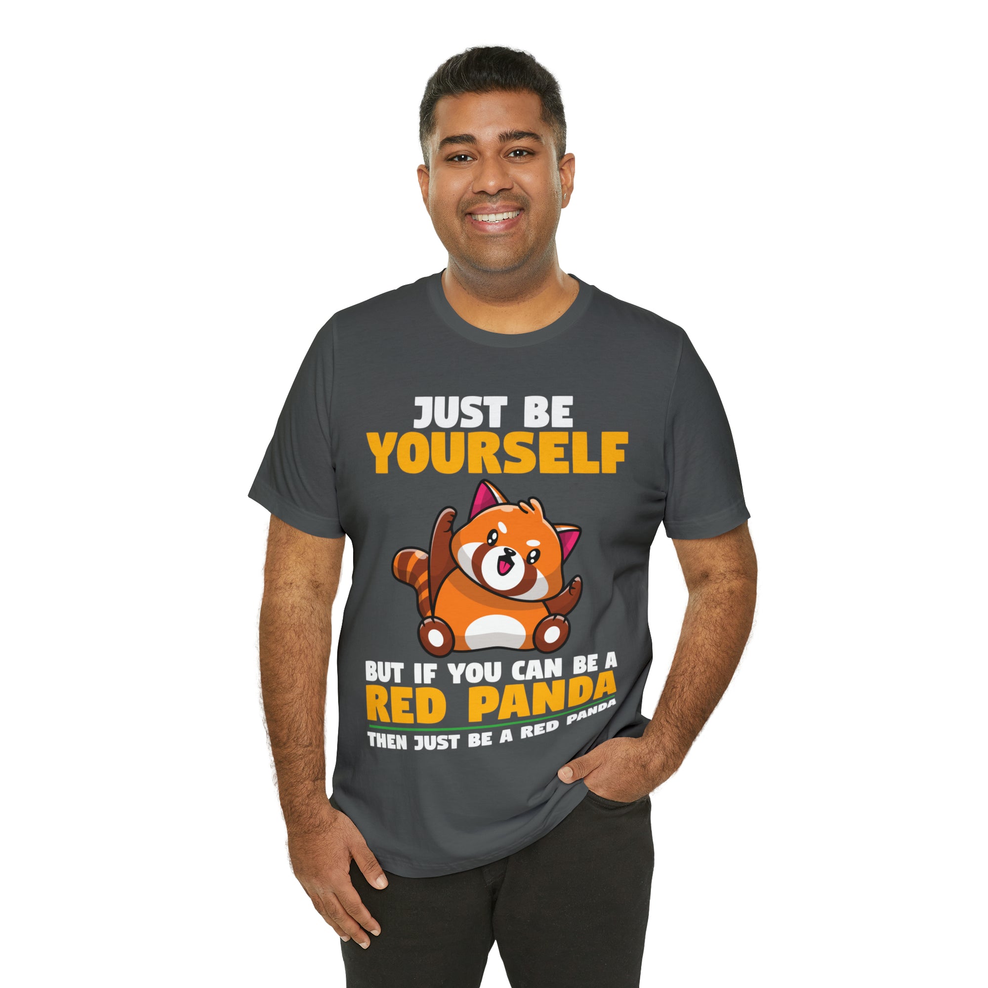 Just Be Yourself Red Panda TShirtSon UK