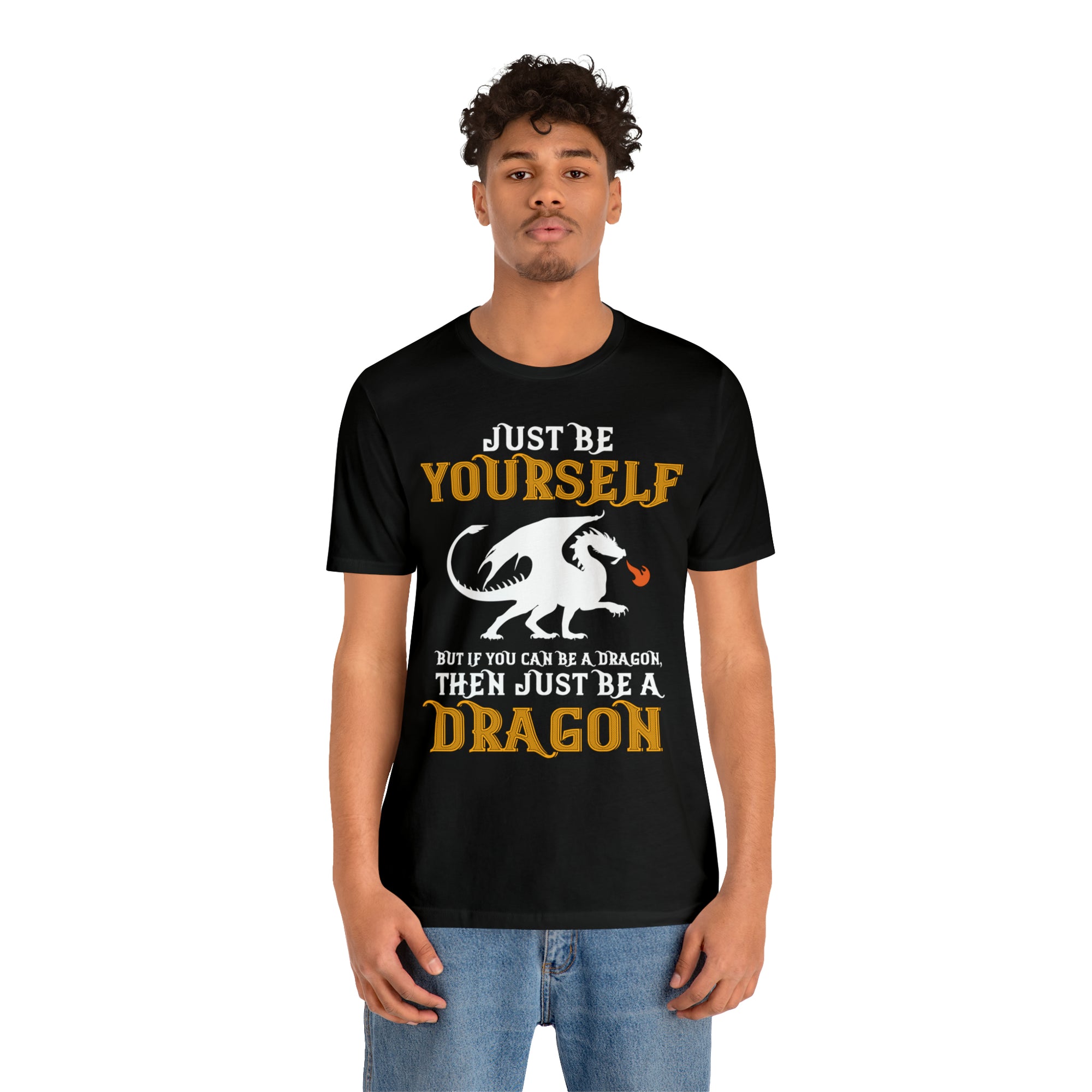 Just Be Yourself Be A Dragon TShirtSon UK