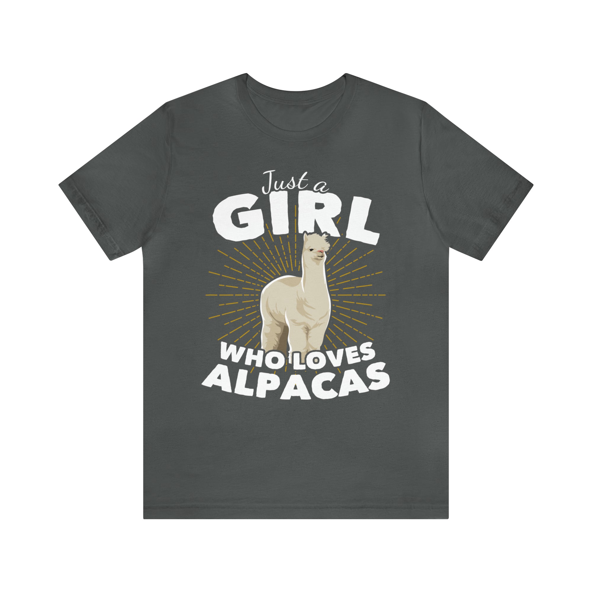 Just a Girl Who Loves Alpacas TShirtSon UK