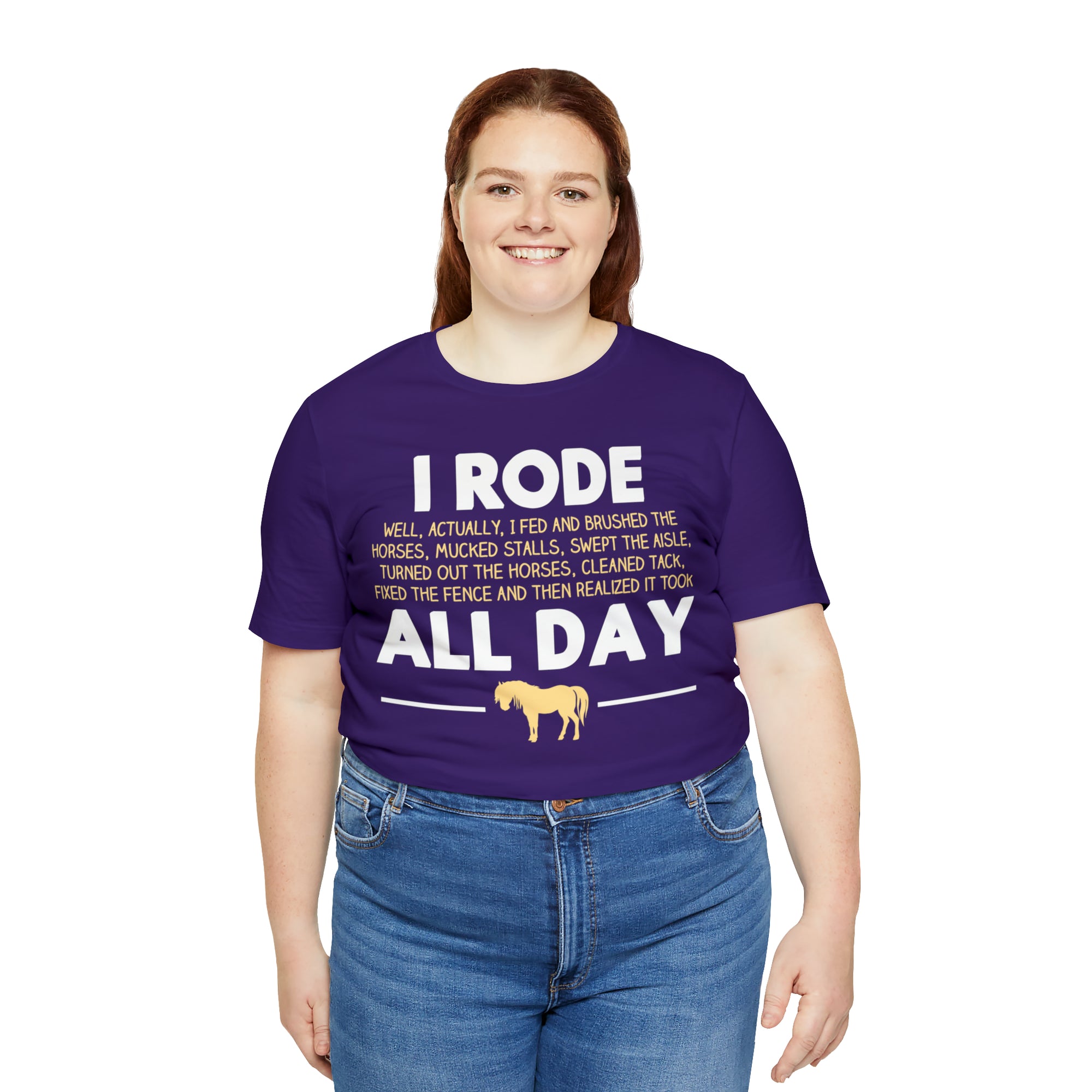 Horse Rode All Day TShirtSon UK
