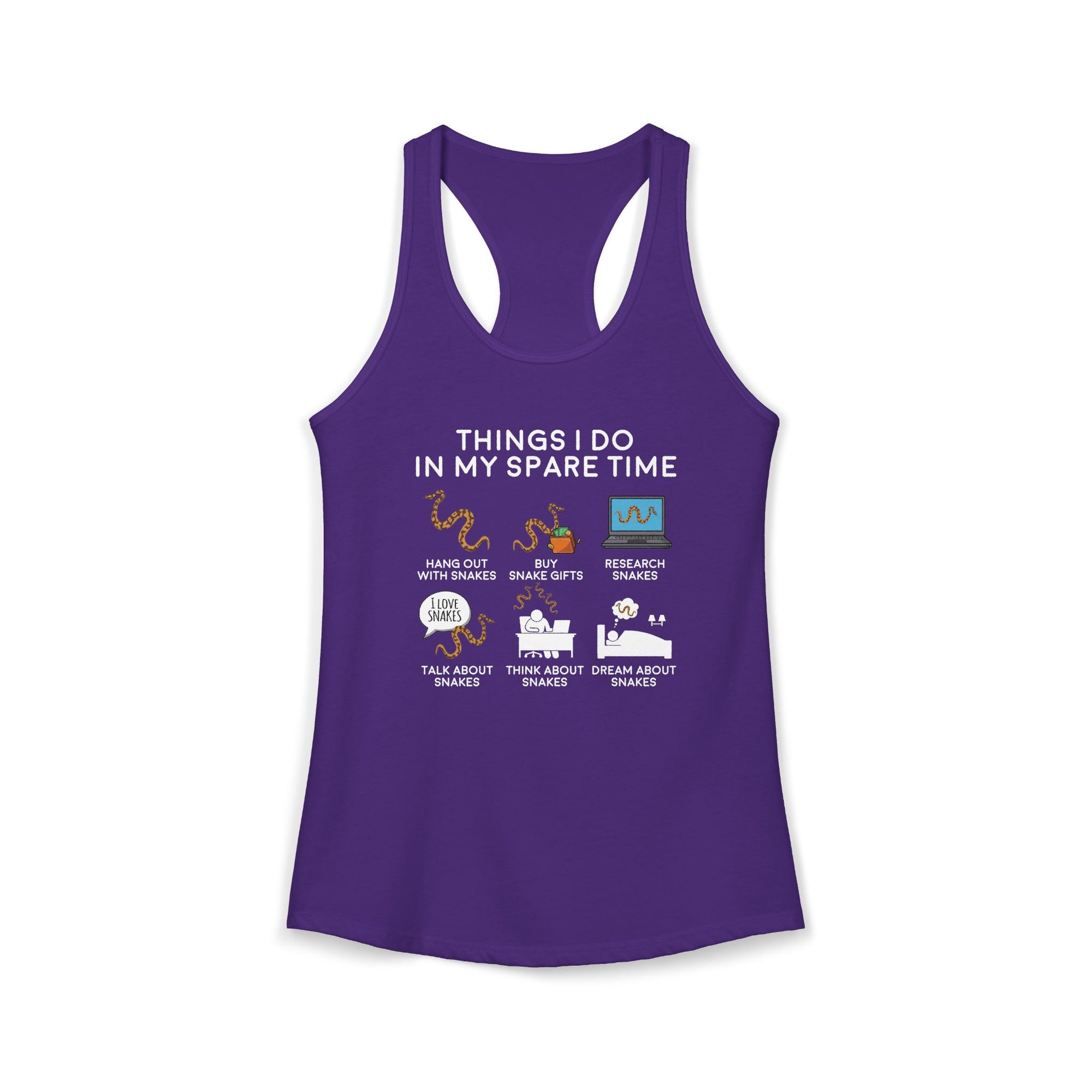 Snake Spare Time Women's Ideal Racerback Tank
