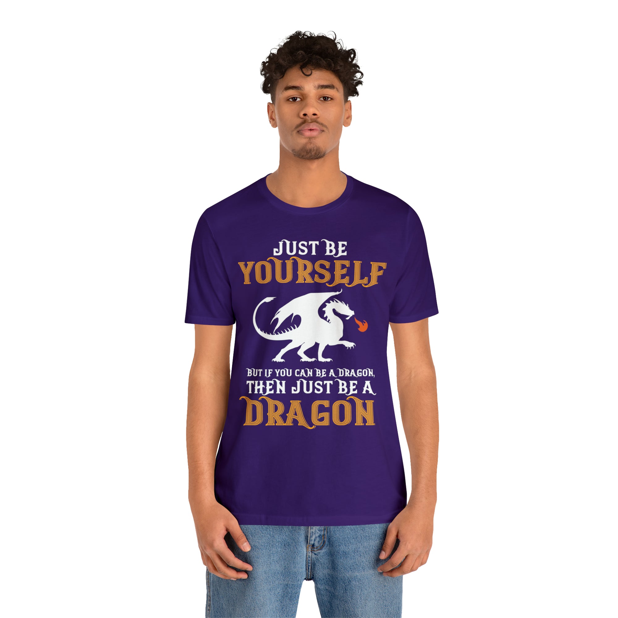 Just Be Yourself Be A Dragon TShirtSon UK