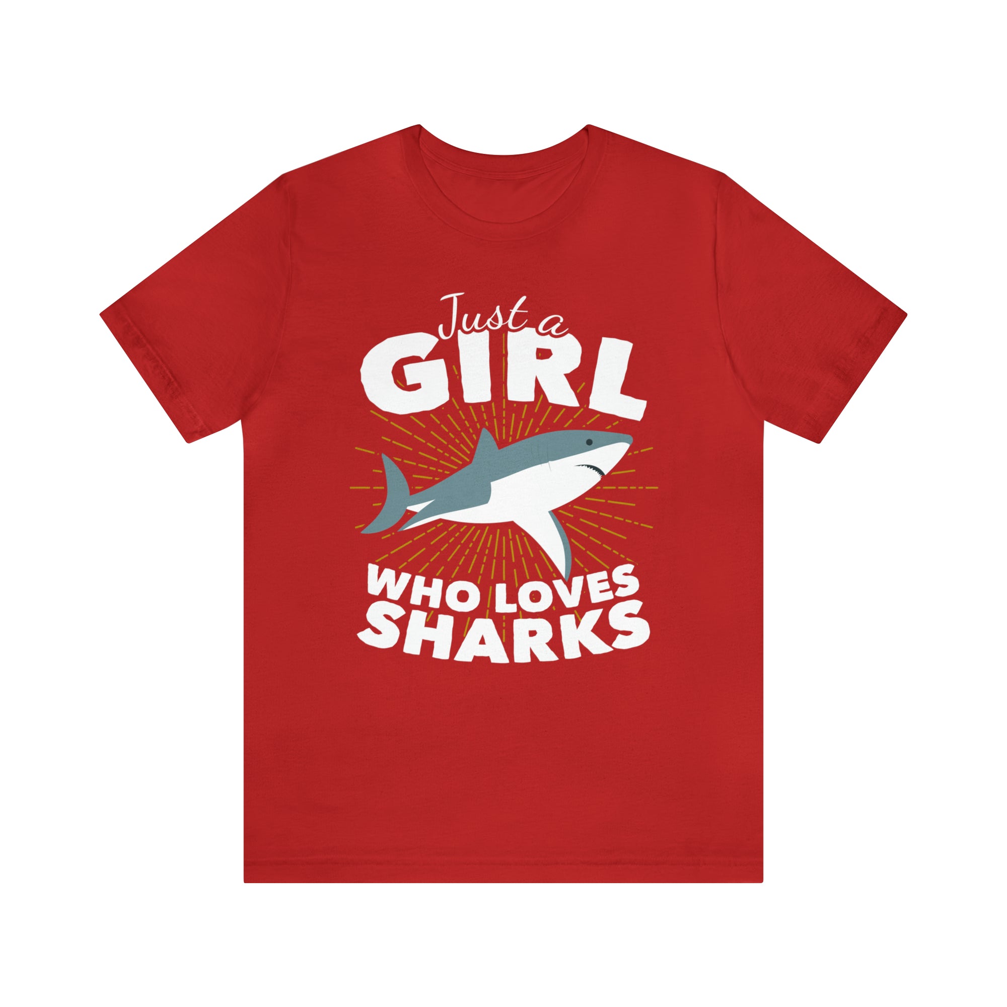Just A Girl Who Loves Sharks TShirtSon UK