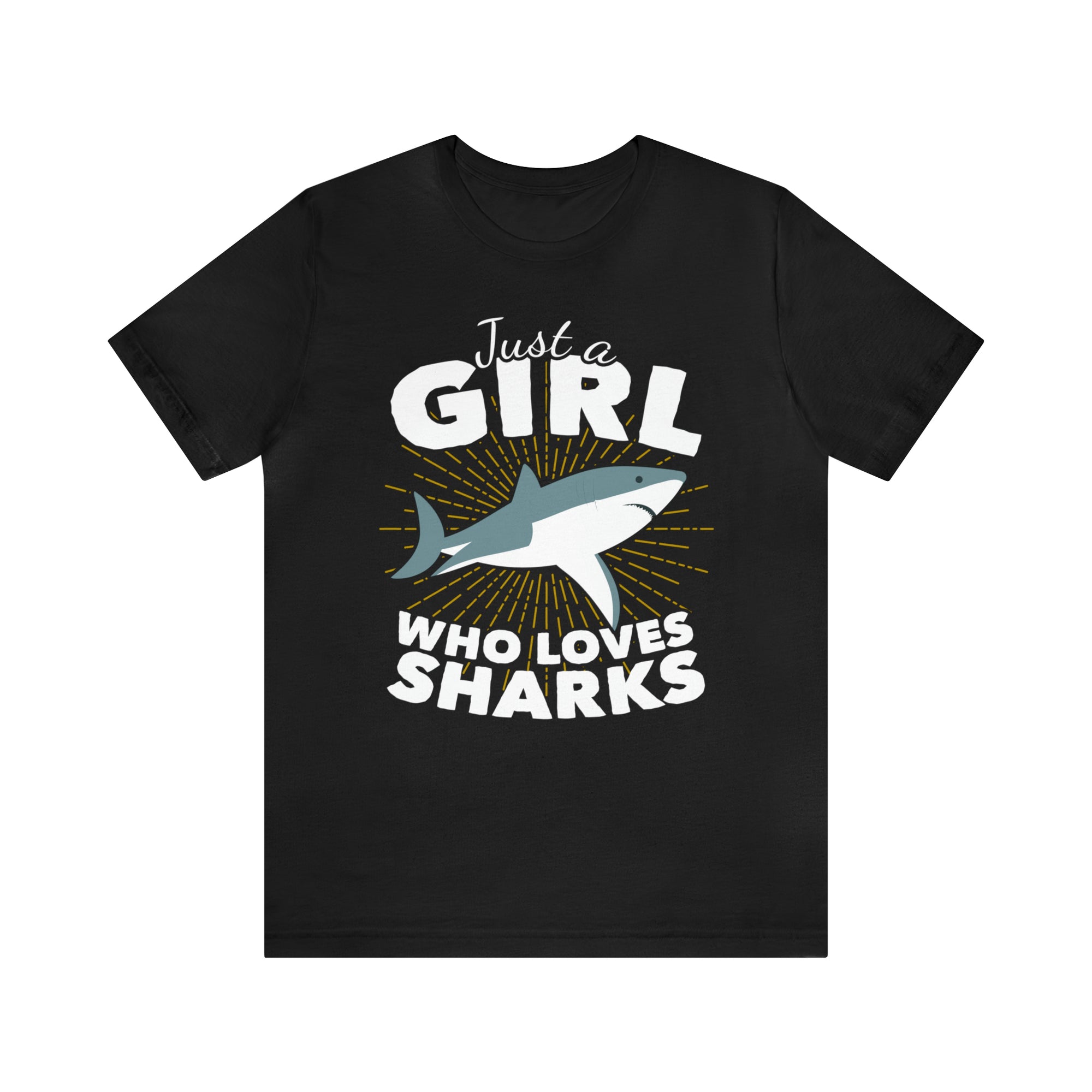 Just A Girl Who Loves Sharks TShirtSon UK