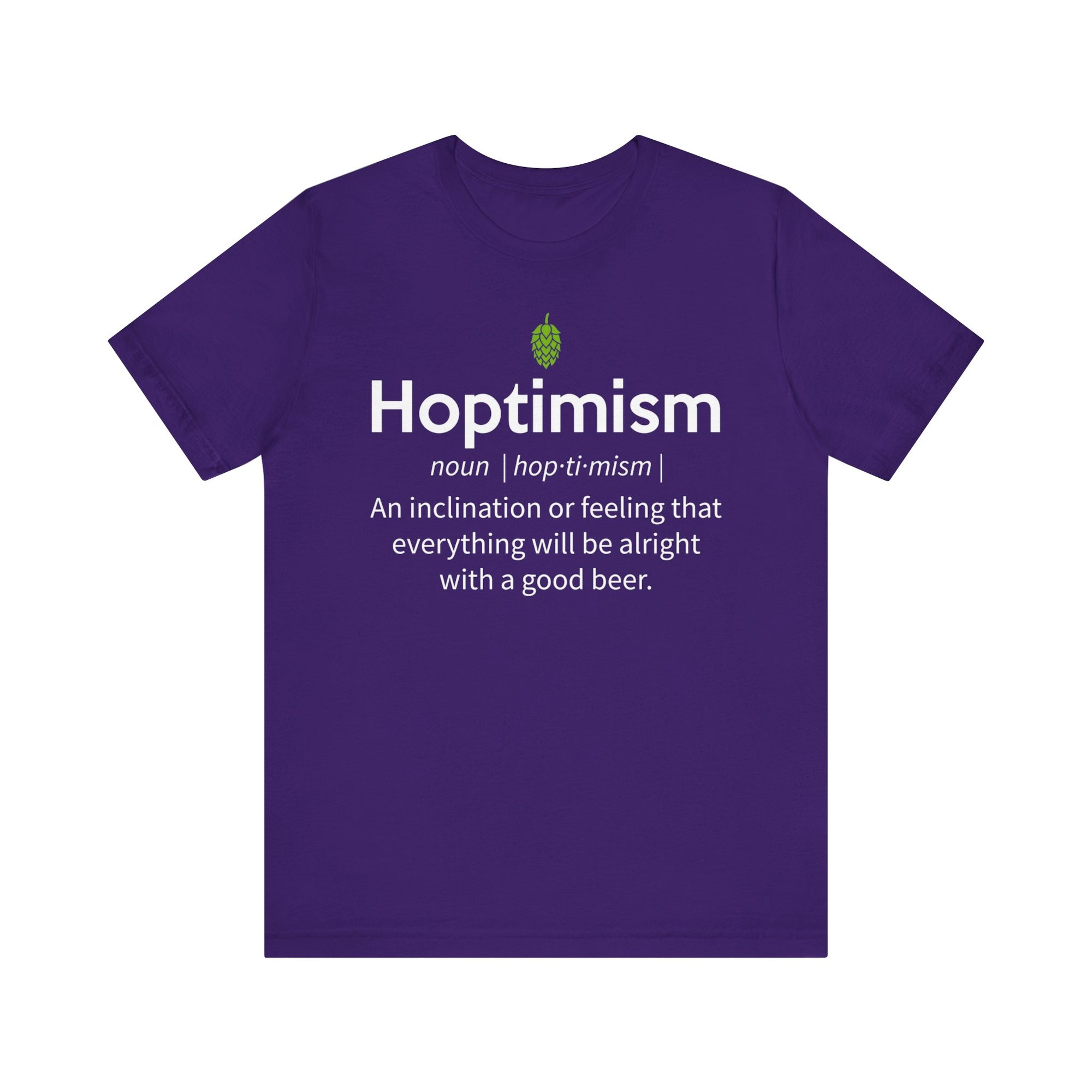 Hoptimism Beer TShirtSon UK