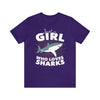 Just A Girl Who Loves Sharks TShirtSon UK