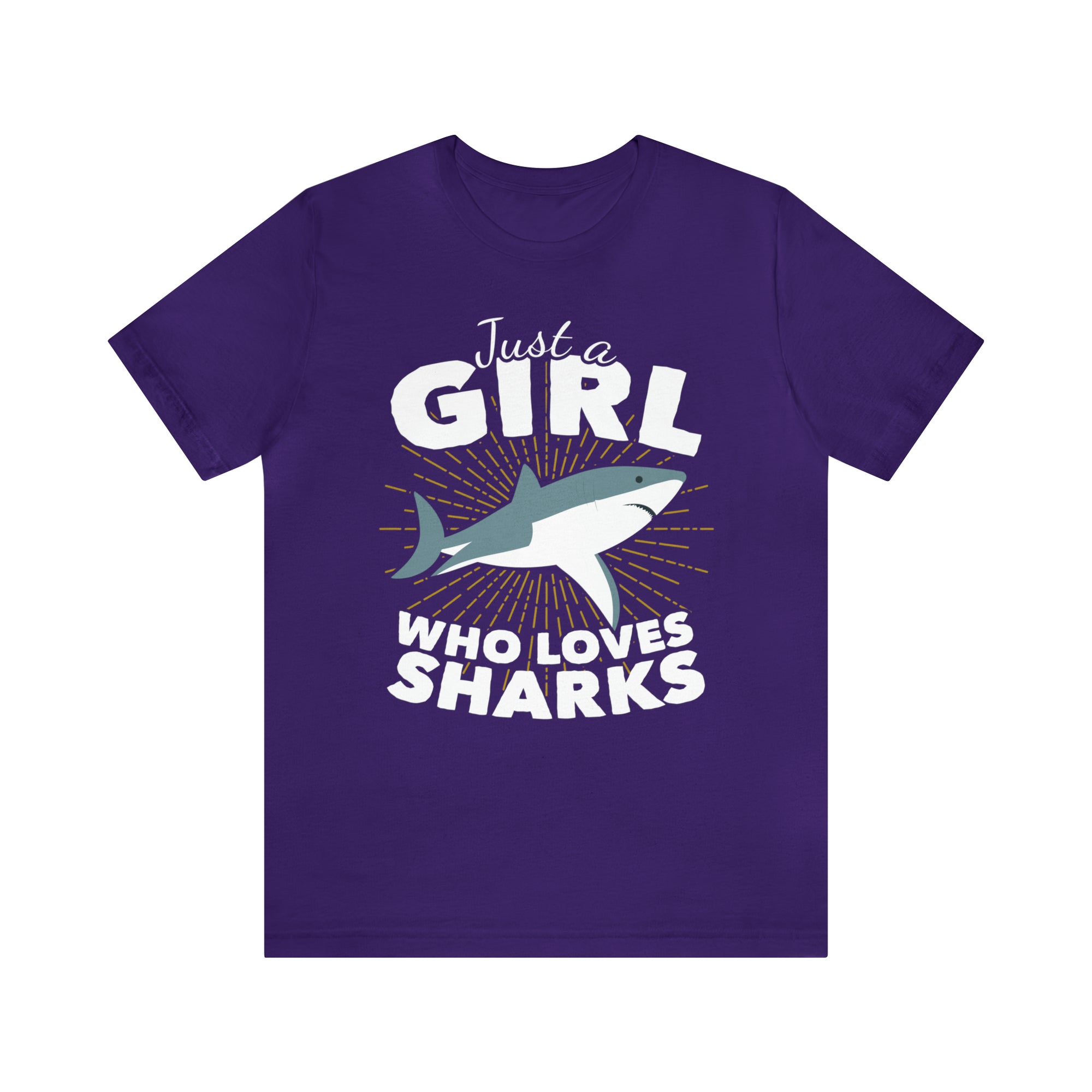 Just A Girl Who Loves Sharks TShirtSon UK