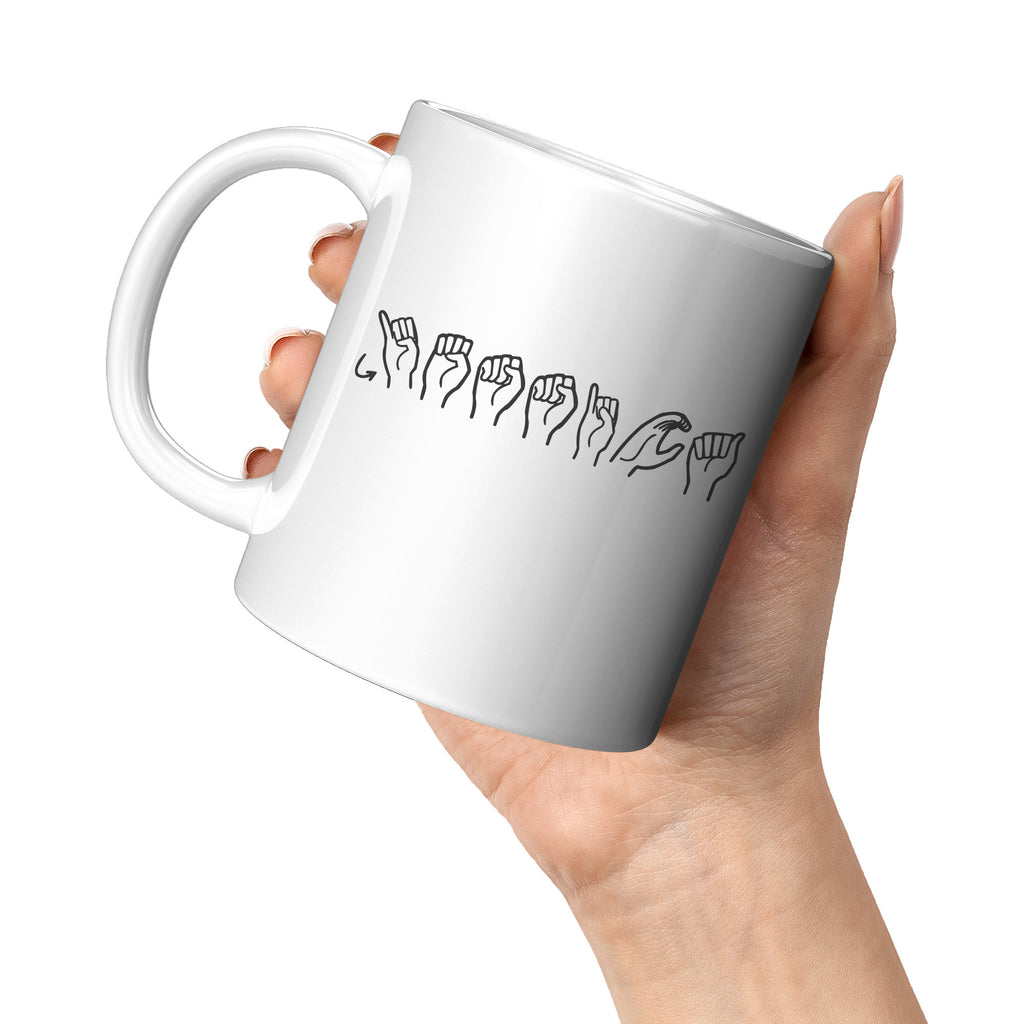 Sign Language Mug Jessica