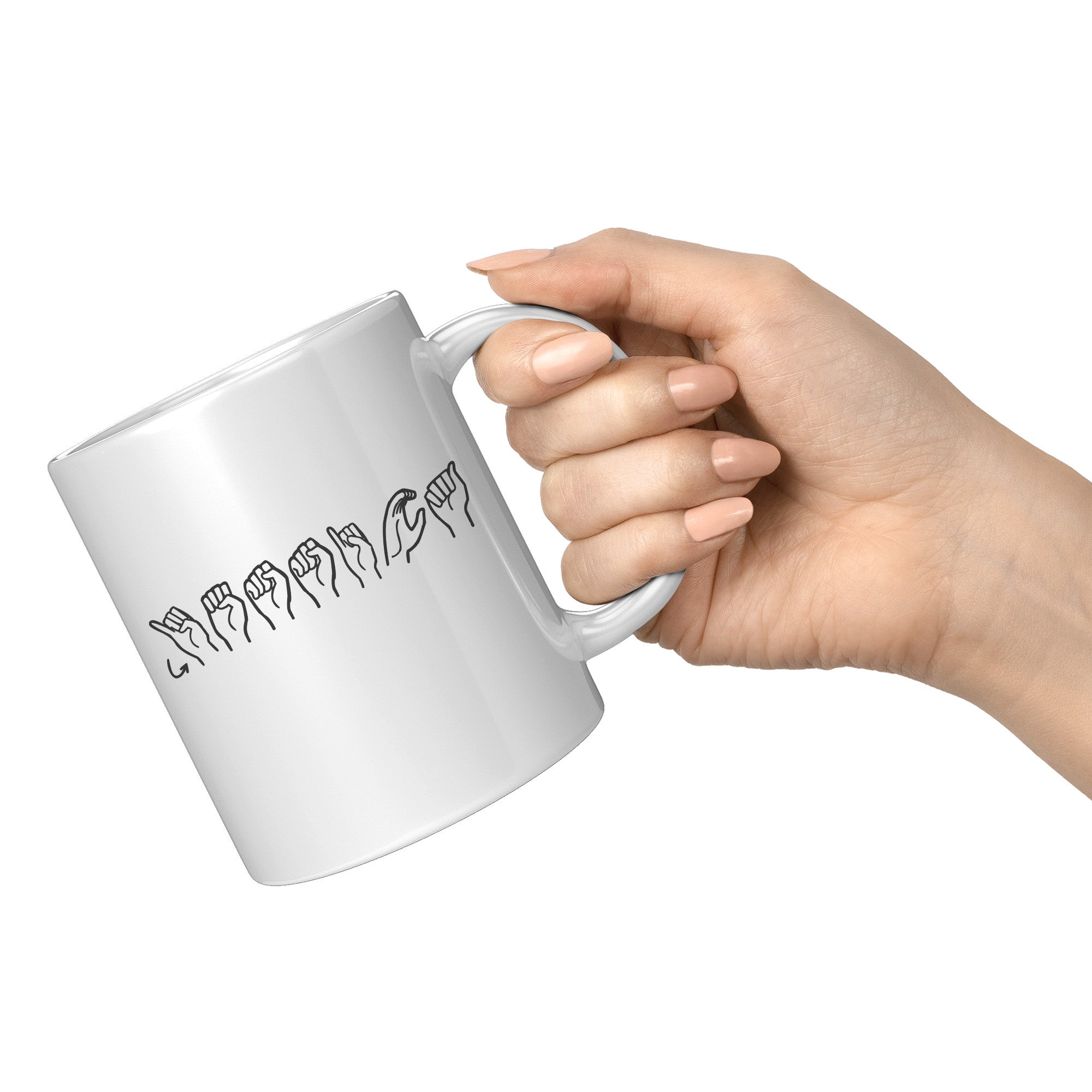 Sign Language Mug Jessica