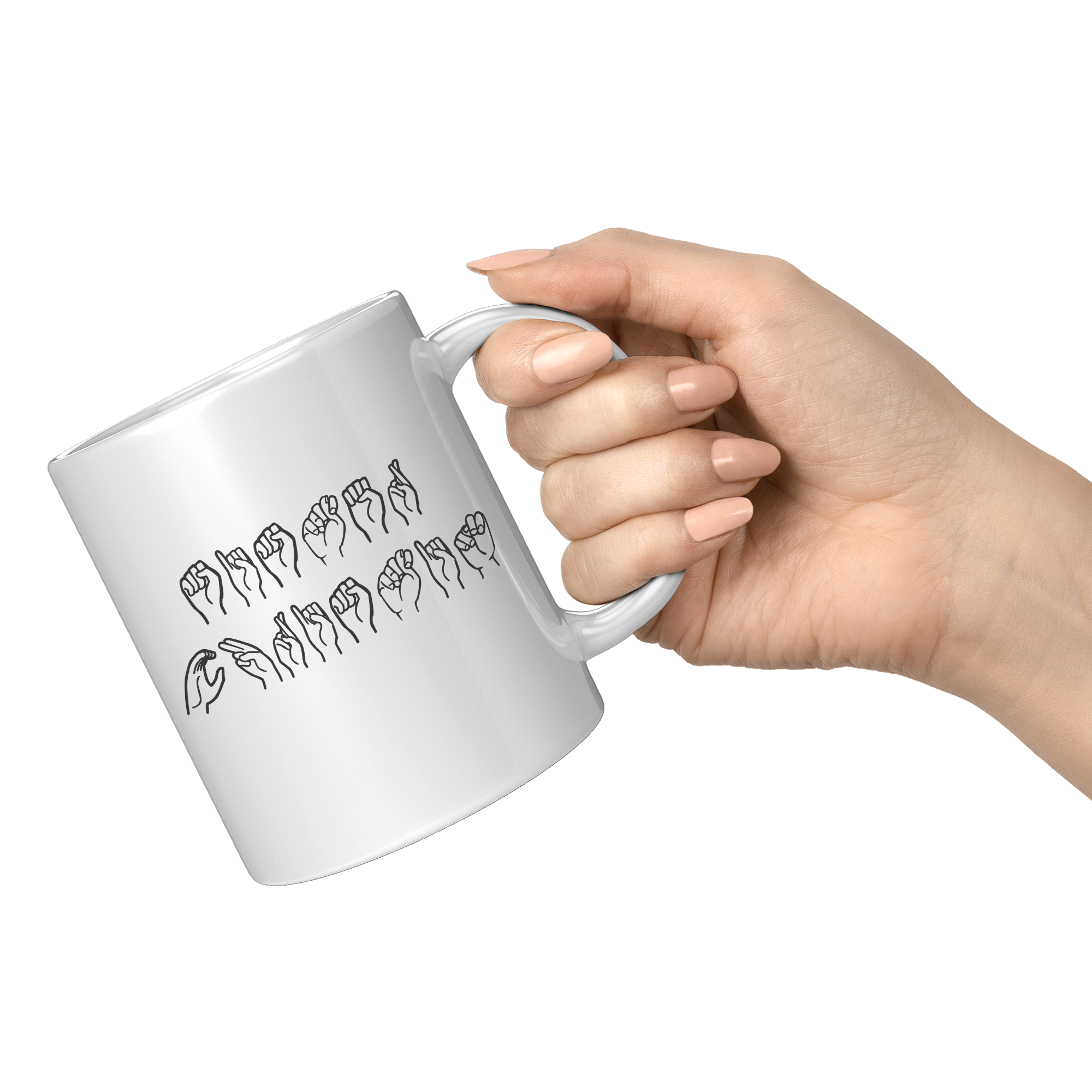Sister_Christin_Sign_Language_Mug_11oz_White_RH_Model_Mockup.png