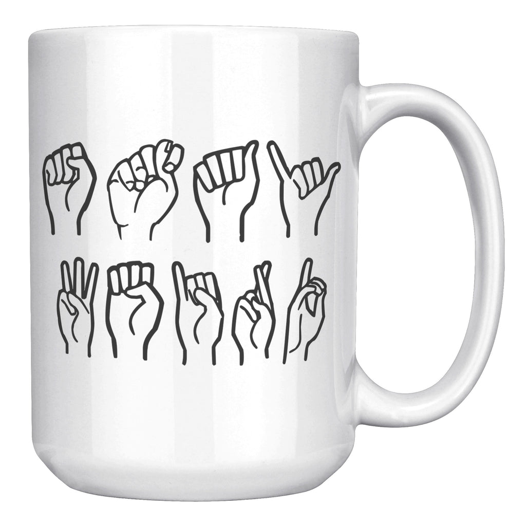 Stay Weird ASL Mug