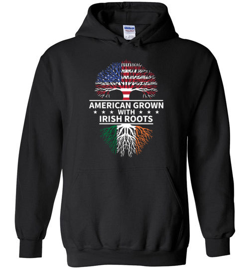 American Grown With Irish Roots Hoodie