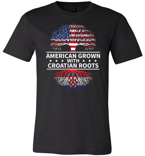 American Grown with Croatian Roots Canvas