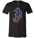Tropical Seahorse V-Neck