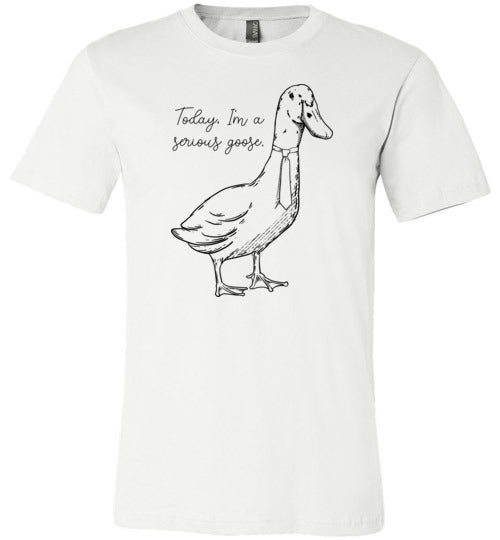 Serious Goose Canvas