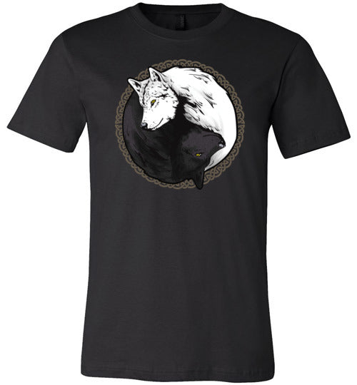 Wolf Yin Yang Canvas