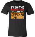 Naughty List Regret Nothing Canvas