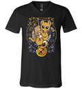Cat Zodiac Sagittarius V-Neck