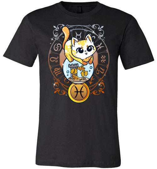 Cat Zodiac Pisces Canvas