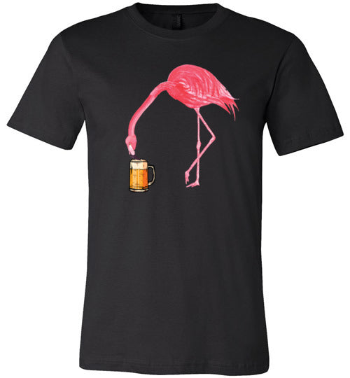 Flamingo Beer Canvas