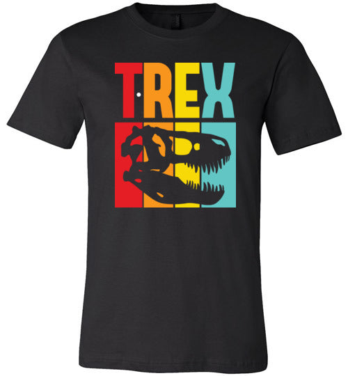 T-Rex Retro Canvas