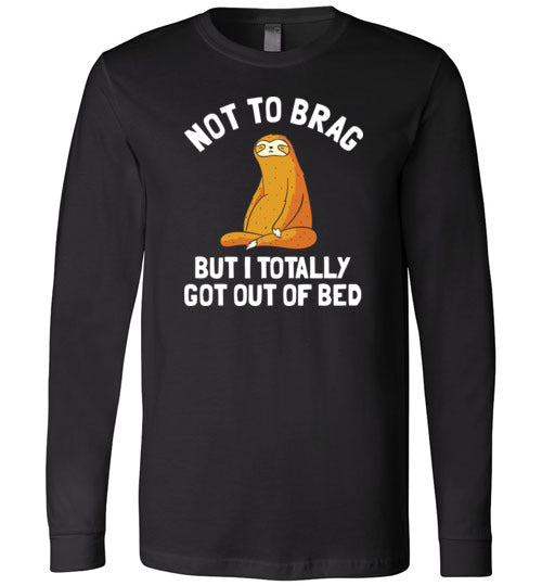 Sloth Out Of Bed Long Sleeve