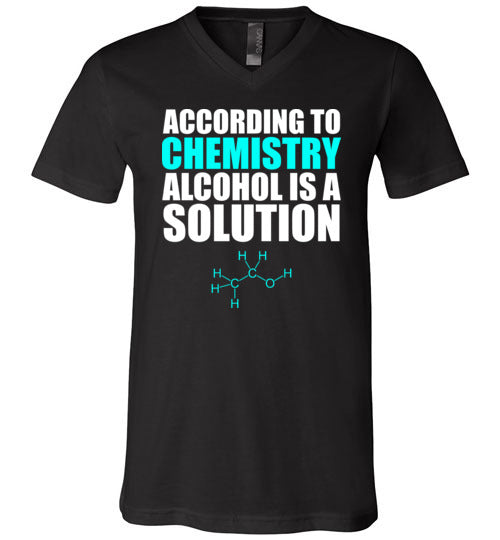 Chemistry Alcohol Solution V-Neck