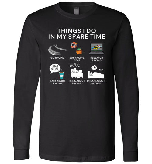 Racing Car Spare Time Long Sleeve