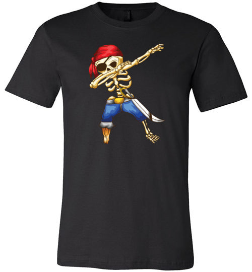 Pirate Dabbing Skeleton Cartoon Canvas