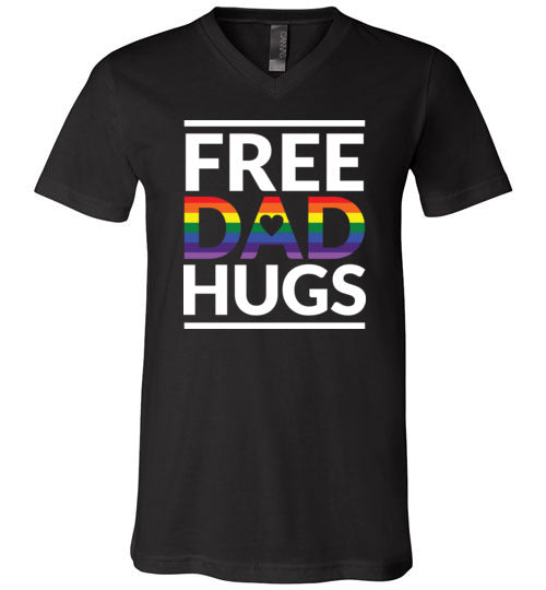 Free Dad Hugs V-Neck