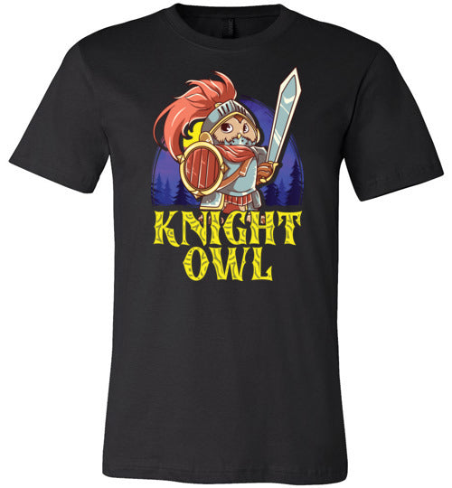 Knight Owl Canvas