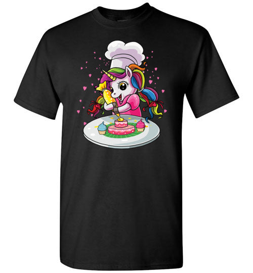 Unicorn Baking Cupcakes Gildan Youth