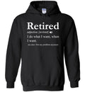 Retired Definition Hoodie