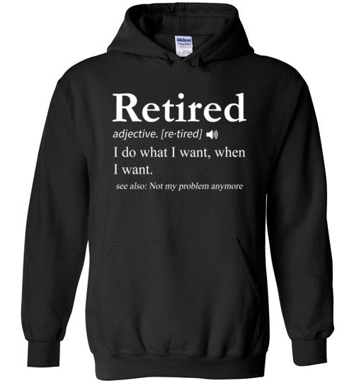 Retired Definition Hoodie