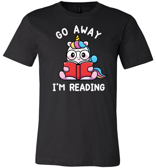 Unicorn Go Away Im Reading Canvas