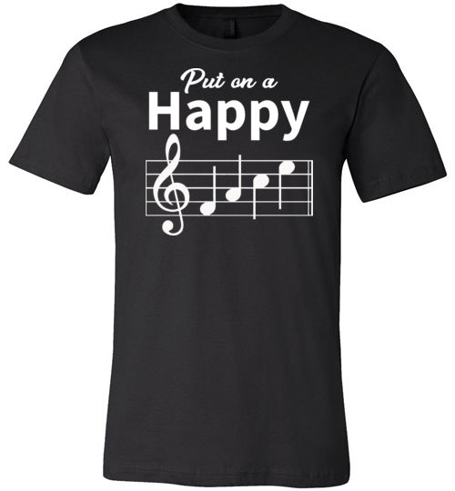 Happy Face Music Canvas
