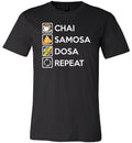 Chai Samosa Dosa Repeat Canvas