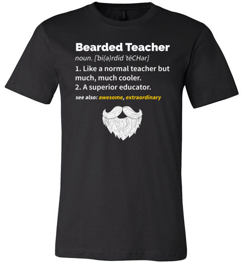 Bearded Teacher Canvas