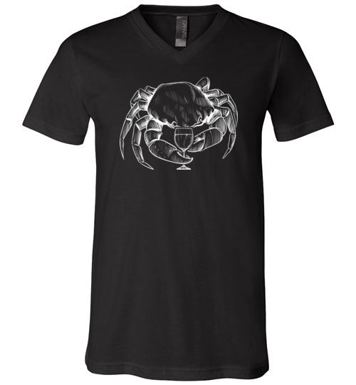 Crab Wine V-Neck