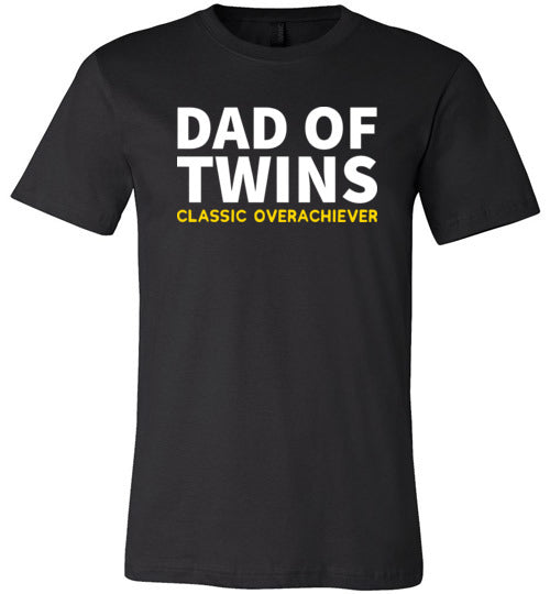 Dad Of Twins Overachiever Canvas