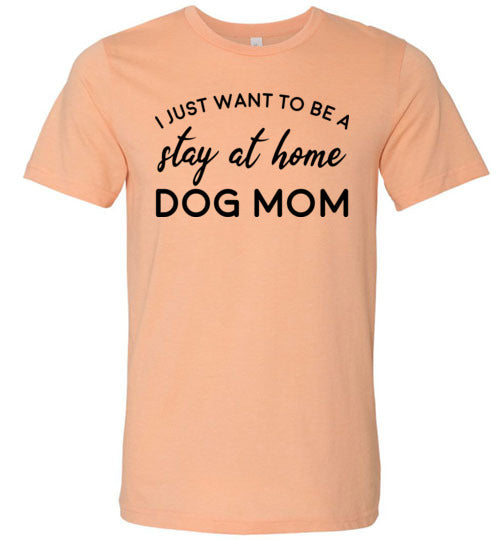 Stay At Home Dog Mom Canvas